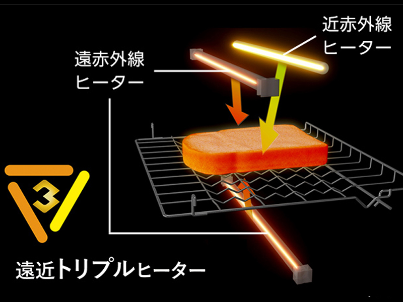 パナソニック トースター オーブントースター ビストロ 8段階温度調節 オーブン調理 焼き芋 NT-D700-K