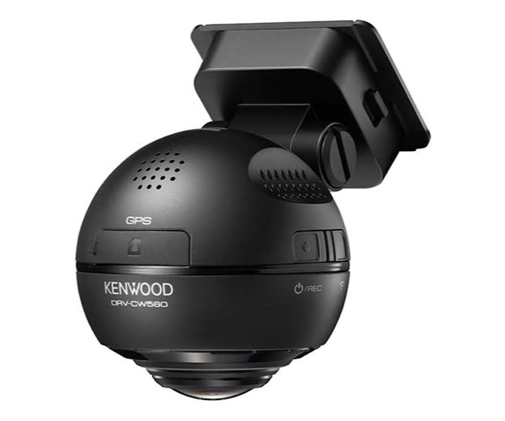ケンウッド outdoor ドライブレコーダー DRV-CW560-K 360°撮影対応 駐車監視録画対応 無線LAN搭載 microSDHCカード付属(32GB) KENWOOD