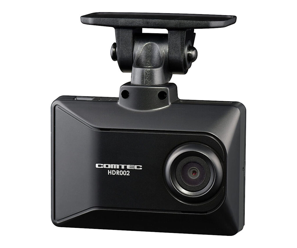 コムテック (Comtec) ドライブレコーダー 1カメラタイプ 200万画素 Full HD GPS搭載 microSDカードメンテナンスフリー対応 駐車監視機能 日本製 車用 ブラック HDR002