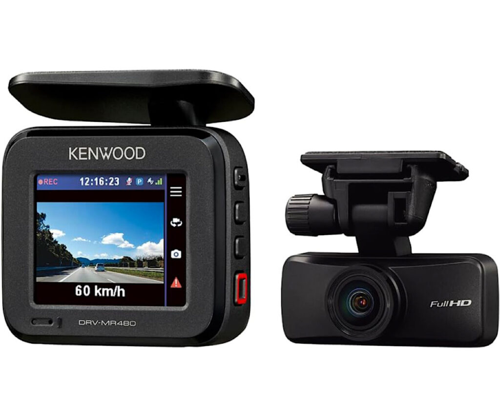ケンウッド ドライブレコーダー DRV-MR480 前後撮影 2カメラ 安心製品3年保証 前後2カメラに「HDR」搭載 ブラック KENWOOD