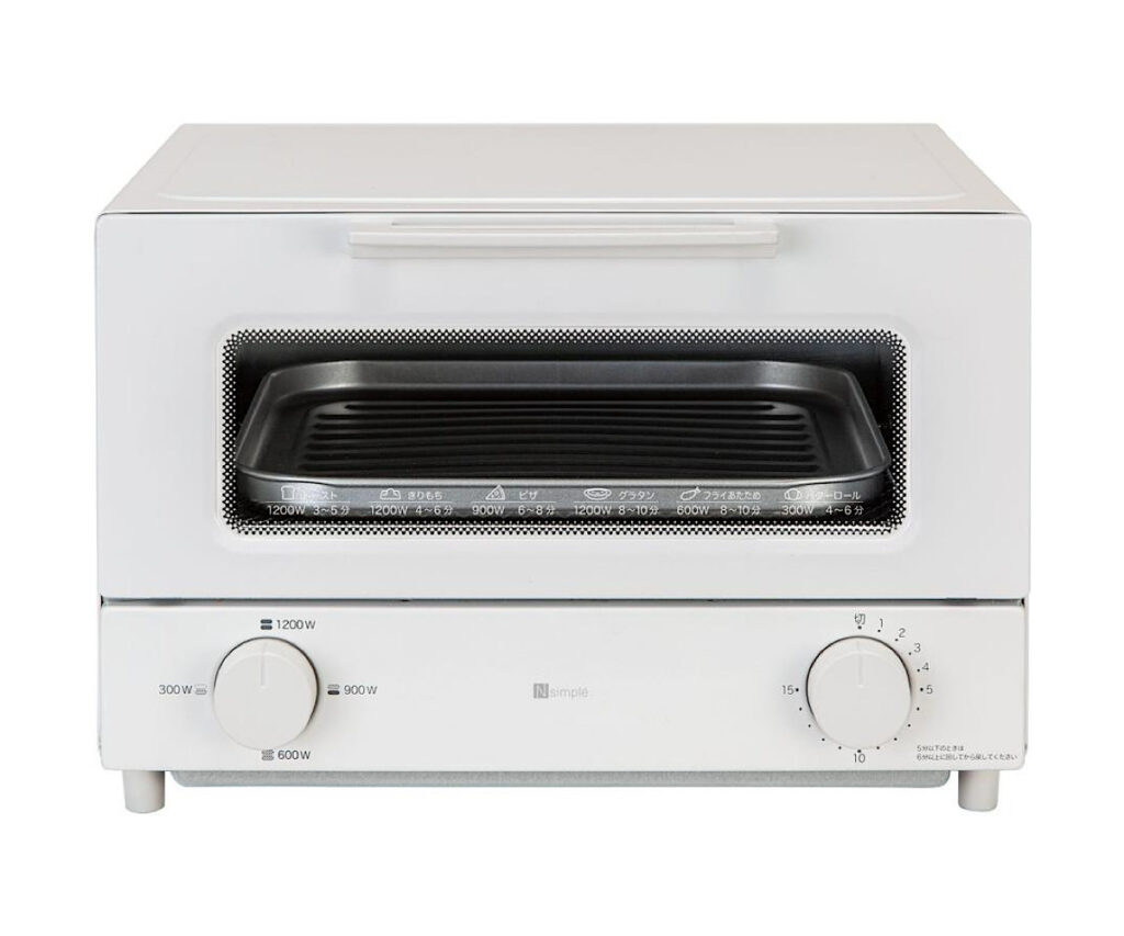 W切替式オーブントースター(4枚 AC2S01 ホワイト) ニトリ