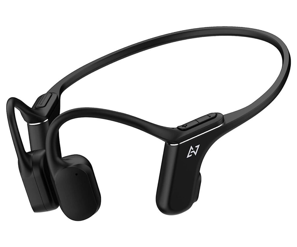 AVIOT WB-P1 ワイヤレスイヤホン 骨伝導 ランニング イヤホン こつでんどう 耳を塞がない イヤホン bluetooth 5.2 マイク付き IP67防水防塵 タイプc充電 12時間 長時間再生 マルチポイント対応(ブラック)