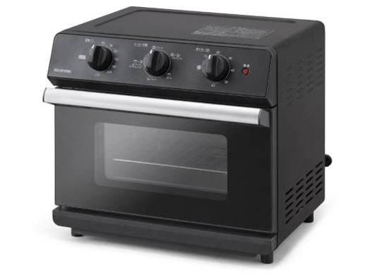 アイリスオーヤマ トースター オーブントースター ノンフライヤー コンベクションオーブン 4枚焼き FVX-D14A-B ブラック