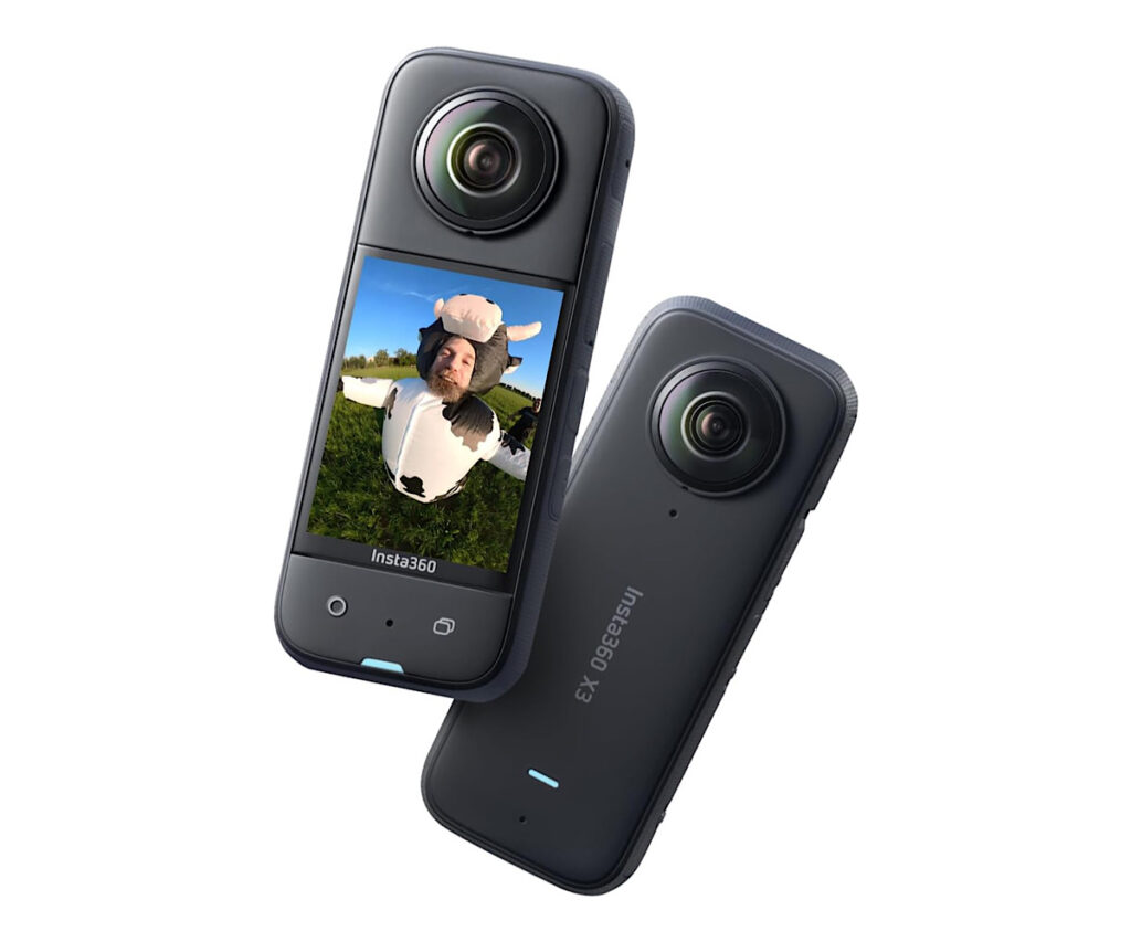 Insta360 X3 360度カメラ アクションカメラ 新型1/2インチ48MPセンサー IPX8防水 5.7K360度動画 72MP360度写真 手ブレ補正 アクティブHDR 4K一人称視点 60fps自撮り 360度水平維持 AI編集 簡単操作 高速転送 音声制御2.0 人気アクションカム 360度ライブ配信 Vlog撮影 webカメラモード