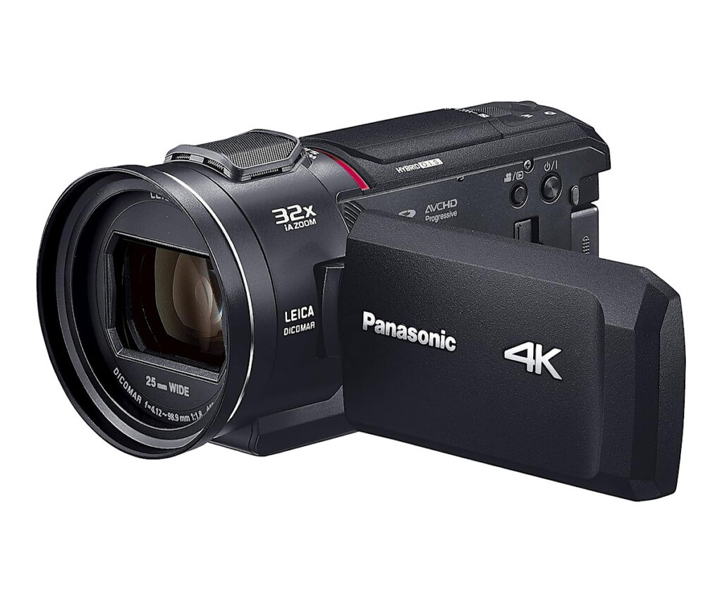 パナソニック(Panasonic) 4K デジタルビデオカメラ 内蔵メモリー64GB 5軸ハイブリッド手振れ補正 光学24倍ズーム ブラック HC-VX2MS-K