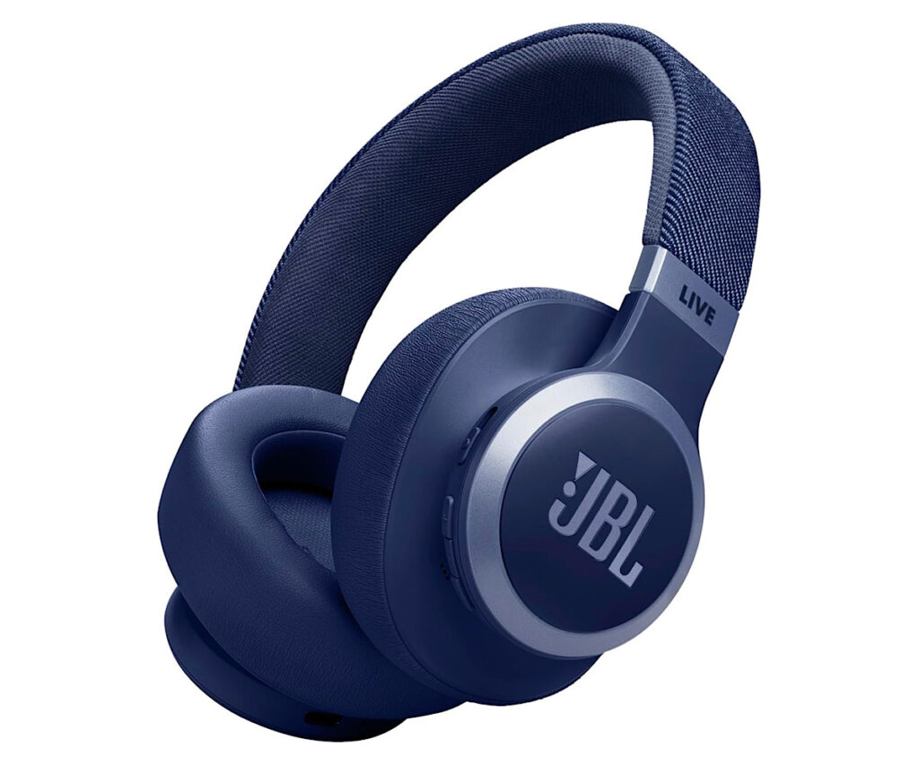 JBL LIVE 770 NC スタイル/デザイン/ハイブリッドノイズキャンセリング/Bluetooth対応/マルチポイント/オーバーイヤーヘッドホン/ブルー/JBLLIVE770NCBLU