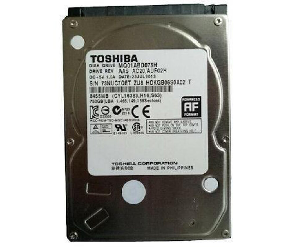 東芝(TOSHIBA) 内蔵ハイブリッドドライブ MQ01ABD075H