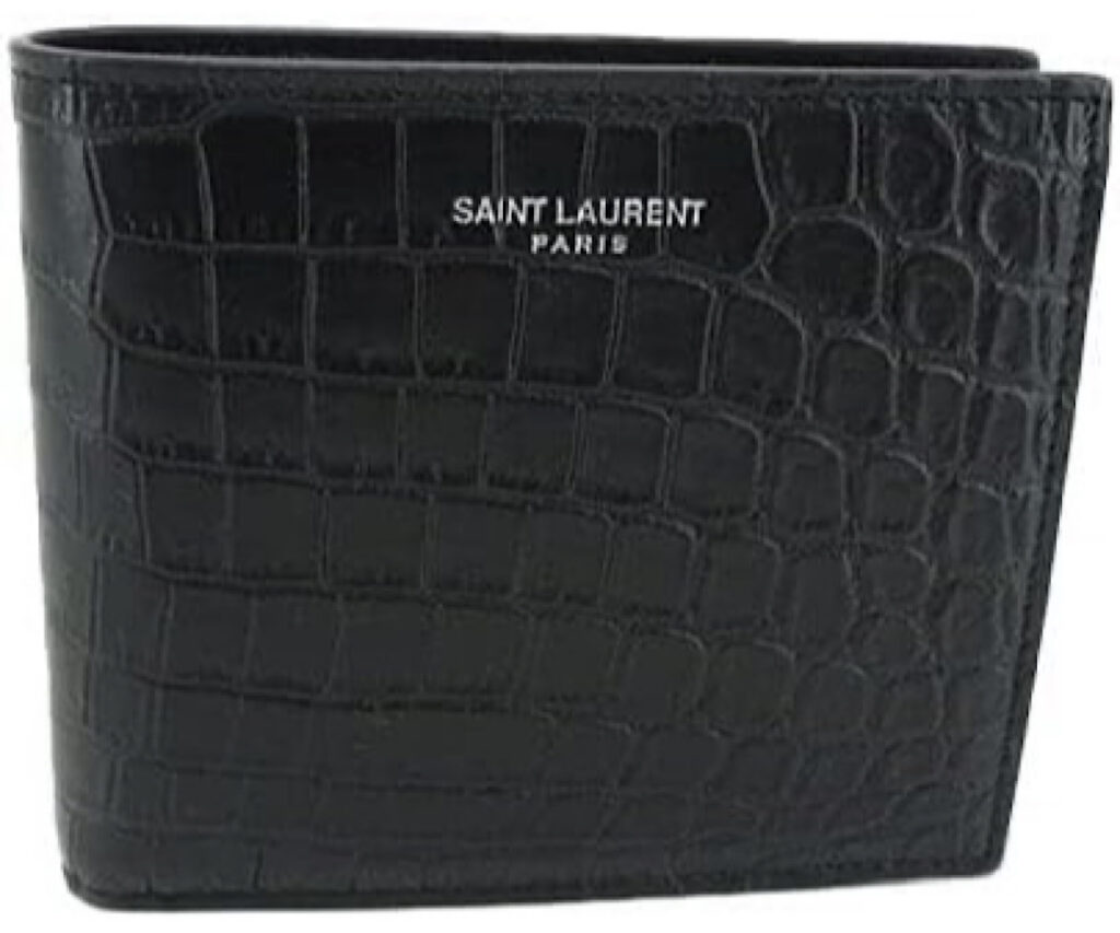 サンローラン SAINT LAURENT メンズ 2つ折り財布 396303 DZEDE 1000 NERO NERO ブラック 2022ss [並行輸入品]