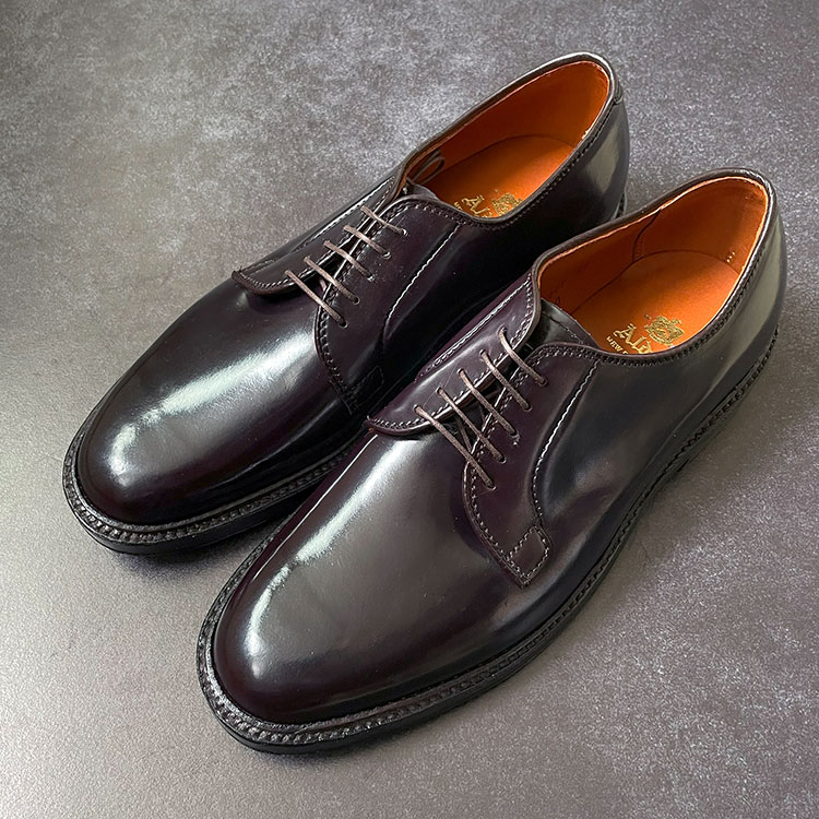 Alden オールデン PLANE TOE CORDOVAN プレーントゥ コードバン 990 D バーガンディー