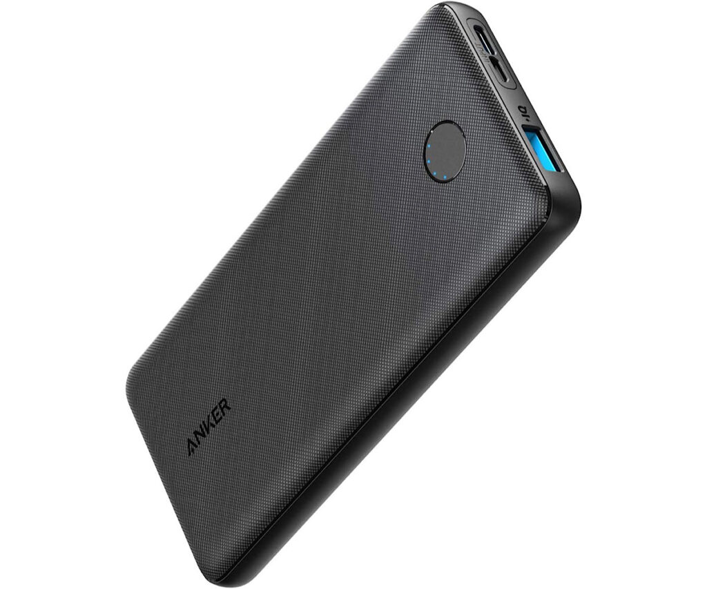 Anker PowerCore Slim 10000（モバイルバッテリー 大容量 薄型 10000mAh）【USB-C入力ポート/PSE技術基準適合/PowerIQ ＆ VoltageBoost/低電流モード搭載】iPhone ＆ Android 各種対応（ブラック）