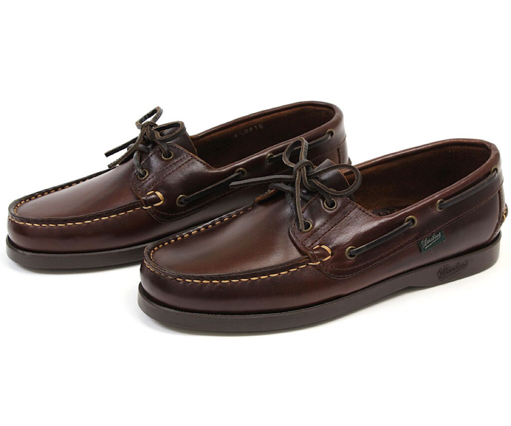 パラブーツ　デッキシューズ　バース　アメリカ　　Paraboot　BARTH　MARRON-AMERICA