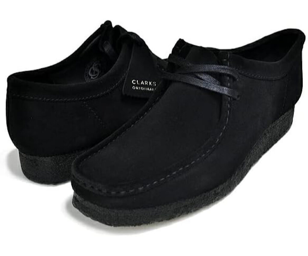 CLARKS WALLABEE クラークス ワラビー メンズ カジュアル シューズ モカシン BLACK SUEDE ブラック スエード 26155519